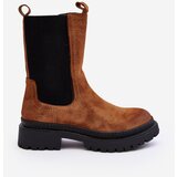 EVENTO Women's Zip-up Ankle Boots Camel Samil | Eponuda.ba