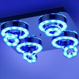Just LIGHT. 14662-17 - LED RGBW prigušiva spot svetiljka TIM 4xLED/5,9/230V + daljinski upravljač | Eponuda.com