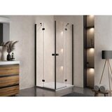 Kolpa San KOLPA-SAN kotna tuš kabina AQUARIUS Q 90 B/1, črna, 90x90x200 cm, 518560 | Shoptok.si