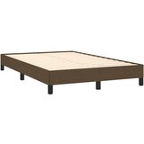 vidaXL Posteljni okvir temno rjav 120x190 cm tkanina, (21142935) Cene