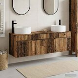  Set ormarića za kupaonicu 3 kom. Staro drvo 49 x 44,5 x 65,5 cm | shoptok.hr