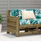 vidaXL Vrtni kavč 69x62x70,5 cm impregnirana trdna borovina | Shoptok.si