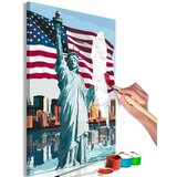  Slika za samostalno slikanje - Proud American 40x60 | shoptok.hr