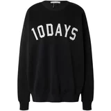 10Days Sweater majica crna / bijela