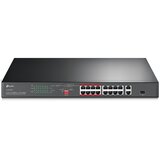Tp-link 16-Port 10 /100 Mbps + 2-Port Gigabit Rackmount PoE Switch with 16-Port PoE+ | shoptok.hr