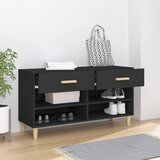 Ormarić za cipele Crno 102x35x55 cm od konstruiranog drva | Eponuda.com