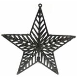 Vesela kuća novogodišnji ukras vrh srebrna zvezda 18 cm/ 126016 cene