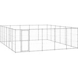 Vanjski kavez za pse od pocinčanog čelika 36,3 m² | shoptok.hr