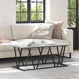  Kava Stol Siva 100 x 50 x 40 cm Projektirano drvo i metal | shoptok.hr