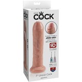 King Cock 7 Foremanator - realistični dildo (18 cm) - naravni Cene