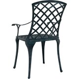  Vrtna stolica 4 pcs Zelena 61 x 60,5 x 93cm Aluminij | shoptok.hr