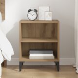 vidaXL noćni ormarić Hrast 40x30x50 cm Obrađeno drvo | shoptok.hr