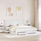  Okvir za krevet Bijelo 180 x 200 cm Konstruirano drvo | shoptok.hr