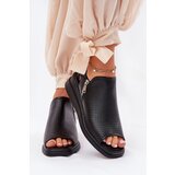 Boto Ladies Wedge Sandals Black Mevinette | Eponuda.ba