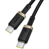 kabel USB C-C 1m 240W Dura Fast pleten črn P10377803U03-00, (5000221441)