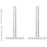 vidaXL Stenska polica s predalom siva 40x23,5x10 cm mediapan, (20620693) | Shoptok.si