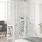  The Living Store Paravan 5-delni bel trden les pavlovnije - Pregrada Za Prostor, (21494153) | Shoptok.si