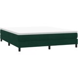  Krevet s oprugama bez madracem tamnozeleni 180x210cm baršunasti | shoptok.hr