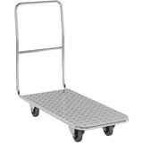eurokraft pro ploski voziček, iz narebrenega aluminija, dxš 1020 x 450 mm Cene