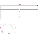  Samoljepiva brtvila za prozore Bijela 10 x 6 mm 100 m | shoptok.hr