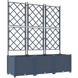  Vrtna saksija 3 pcs Sivi 120 x 40 x 143 cm Plastika | Eponuda.ba