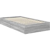  Krevet s od storage Siva Sonoma 100 x 200 cm Konstruirano drvo | shoptok.hr