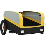 Prikolica za bicikl crno-žuta 30 kg željezna | shoptok.hr