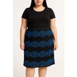 Fenzy Midi Suknja Većih Dimenzija, Crna | shoptok.hr