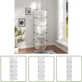 The Living Store Stojalo za čevlje prozorno 44x31,5x153,5 cm PP - Stojalo Za Čevlje, (21744497) | Shoptok.si