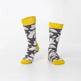 Fasardi Gray women's socks with ghosts