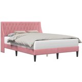  Okvir za krevet Ružičasta 160 x 200 cm Baršun - Ružičasta 160 x 200 cm | shoptok.hr