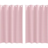  Zavjese 2 pcs Bebe ružičasta 175 x 140 cm Poliester | shoptok.hr