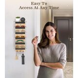 MOKO stenski organizator za očala z 6 nivoji in 3 kavlji | Shoptok.si