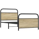 vidaXL Okvir kreveta bez madraca boja hrasta sonome 100x200 cm drveni | shoptok.hr