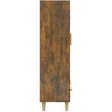  Visoka omarica dimljeni hrast 70x31x115 cm inženirski les, (20653994) | Shoptok.si