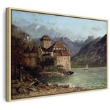  Slika - Gustave Courbet -Chillon Castle 120x80 U prirodnom drvenom okviru | shoptok.hr