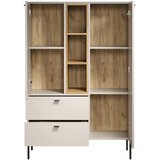 MID.YOU VISOKA KOMODA, barve hrasta, kašmir | Shoptok.si