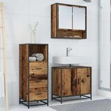  Set namještaja za kupaonicu 3 kom. Staro drvo 65 x 33 x 60 cm | shoptok.hr