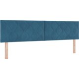 Box Spring Krevet s Madracem Tamno Plave Boje 180x200 cm Baršun | shoptok.hr