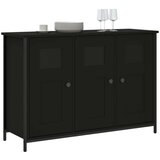  Komoda crna 100x35x70 cm od konstruiranog drva | shoptok.hr