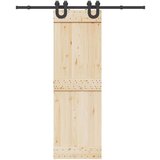 vidaXL Komplet opreme za drsna vrata 183 cm jeklo črne barve | Shoptok.si