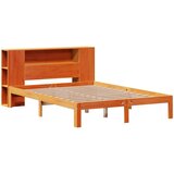 vidaXL Krevet s regalom za knjige bez madraca 120 x 200 cm od borovine | shoptok.hr