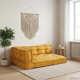  Jastučić za paletni kauč 3 pcs Žuta 120 x 80 x 38 cm Tkanina | shoptok.hr