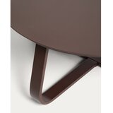 Kave Home Kovinska okrogla vrtna klubska mizica ø 80 cm Tamaris – | Shoptok.si