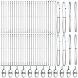  Stupovi ograde Set od 104 Galvanizirani čelik 3.2 x 3.2 x 88.5 cm | shoptok.hr