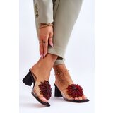 S. BARSKI Fashionable Transparent High Heel Slippers S.Barski | ePonuda.com