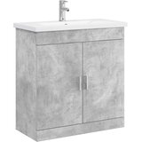 vidaXL Komplet pohištva za kopalnico Betonsko siva 81 x 40 x 84,5 cm, (5000245195) | Shoptok.si