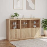 vidaXL Komoda s LED svjetlima boja hrasta sonome 181 5x37x100 cm | shoptok.hr