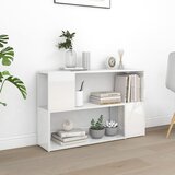vidaXL ormarić za knjige visoki sjaj bijeli 100 x 24 x 63 cm od iverice Cijene