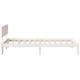  Krevetna konstrukcija Bijelo 100 x 200 cm Čvrsto borovo drvo | shoptok.hr